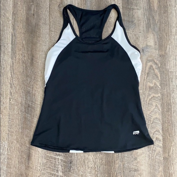 Marika black and white tank - Picture 1 of 5